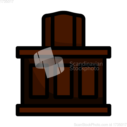 Image of Judge Table Icon