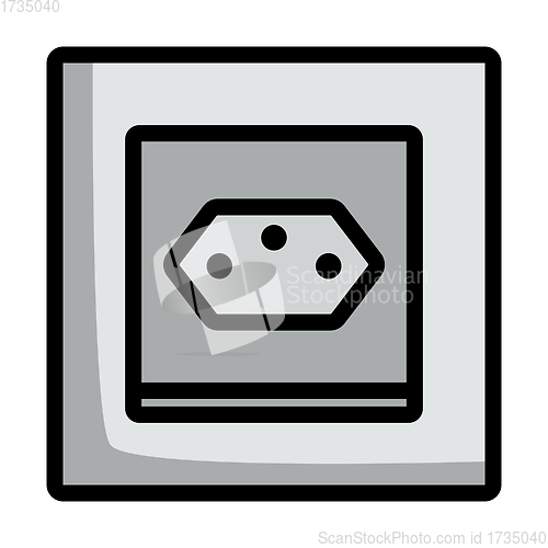 Image of Swiss Electrical Socket Icon