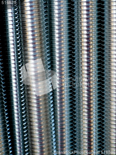 Image of Close up of screw thread