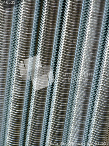 Image of Close up of screw thread