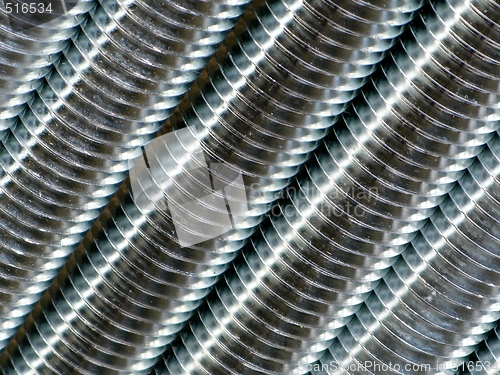 Image of Close up of screw thread