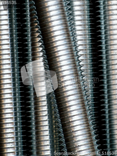 Image of Close up of screw thread