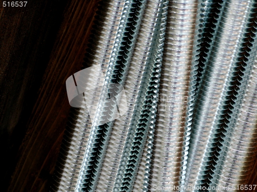 Image of Close up of screw thread