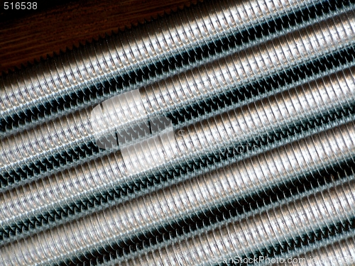 Image of Close up of screw thread