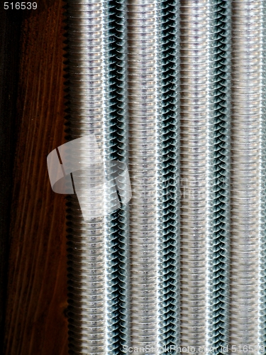 Image of Close up of screw thread