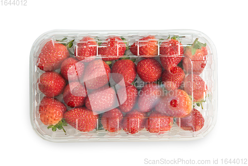 Image of Strawberries in plastic bag