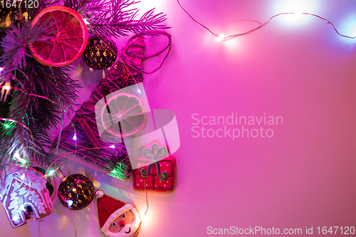 Image of Christmas holiday background