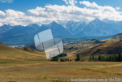 Image of Kurai steppe and North-Chui ridge