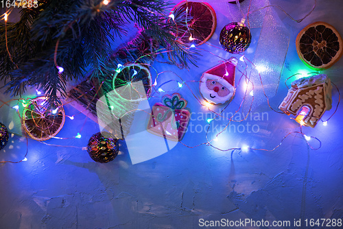 Image of Christmas holiday background