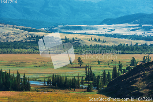 Image of Kurai steppe and North-Chui ridge