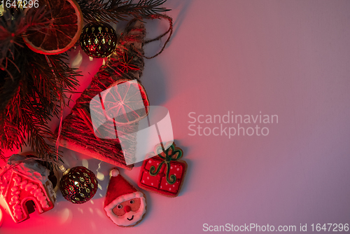 Image of Christmas holiday background