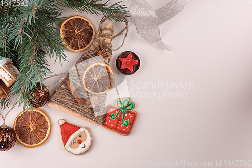 Image of Christmas holiday background