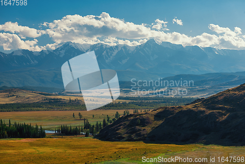 Image of Kurai steppe and North-Chui ridge