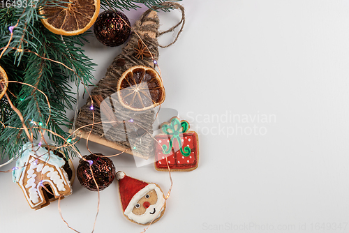 Image of Christmas holiday background