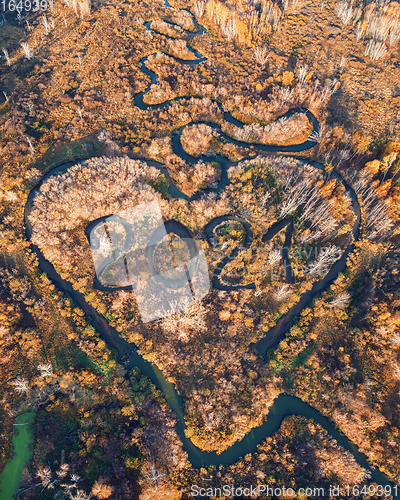 Image of Heart shaped river with 2021 text