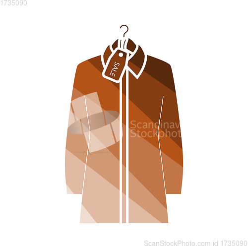 Image of Blouse On Hanger With Sale Tag Icon