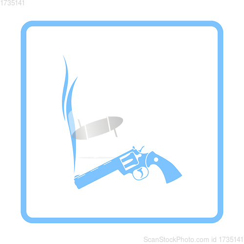 Image of Smoking Revolver Icon