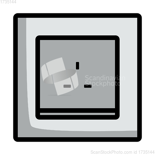 Image of Great Britain Electrical Socket Icon