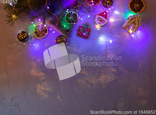 Image of Christmas holiday background