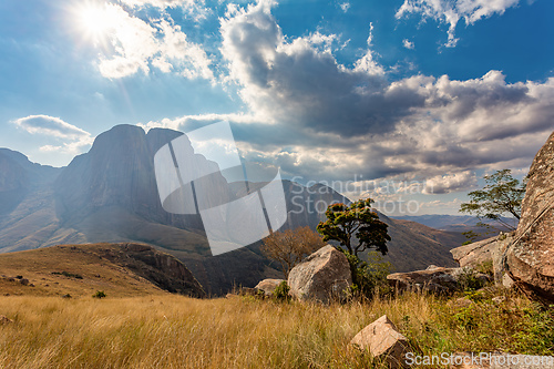 Image of Andringitra national park,mountain landscape, Madagascar wilderness landscape