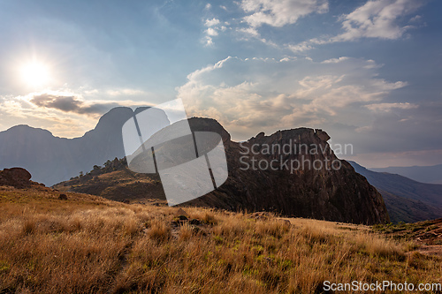 Image of Andringitra national park,mountain landscape, Madagascar wilderness landscape