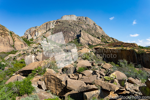 Image of Anja Community Reserve, Madagascar wilderness mountain landscape