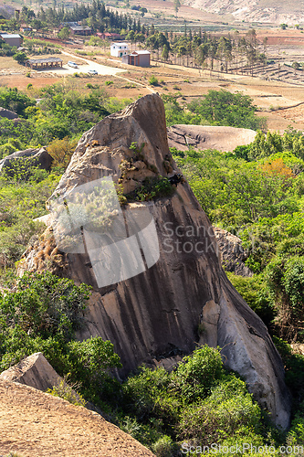 Image of Anja Community Reserve, Madagascar wilderness mountain landscape