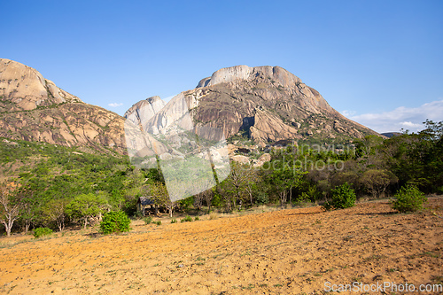 Image of Anja Community Reserve, Madagascar wilderness mountain landscape