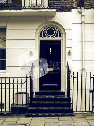 Image of Vintage looking Traditional home door