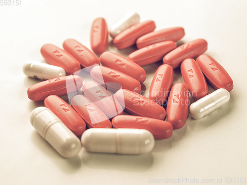 Image of Vintage looking Pills picture