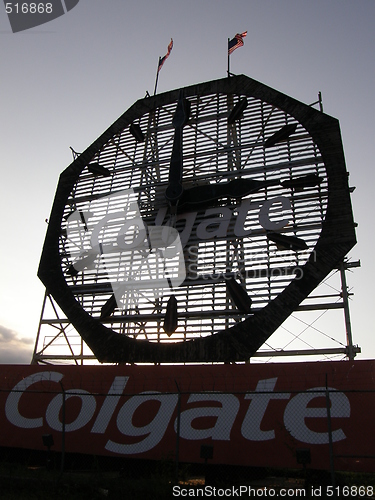 Image of Colgate Clock in Jersey City