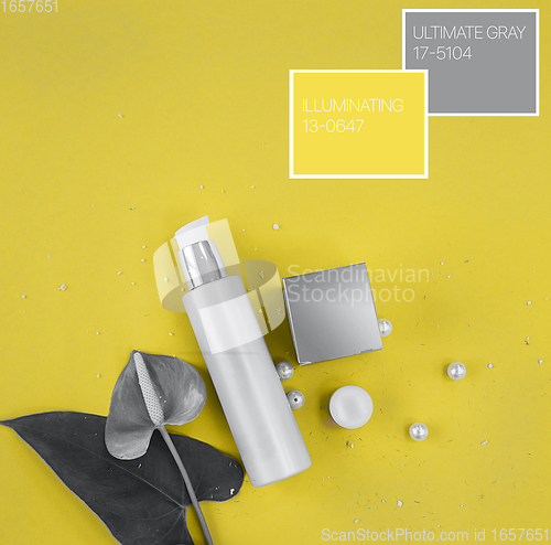 Image of Colors of the year 2021: Ultimate Gray and Illuminating yellow concept