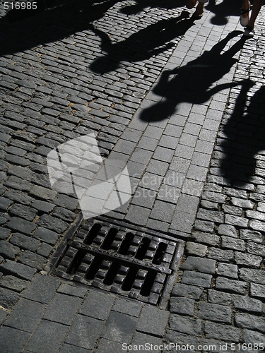 Image of Shadows on street