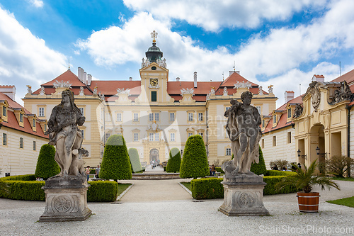 Image of Chateau Valtice, Czech Republic, Lednice-Valtice Cultural Landscape is World Heritage Site by UNESCO.