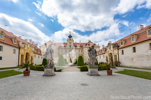 Image of Chateau Valtice, Czech Republic, Lednice-Valtice Cultural Landscape is World Heritage Site by UNESCO.