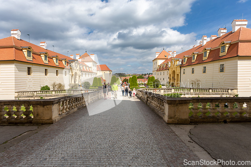 Image of Chateau Valtice, Czech Republic, Lednice-Valtice Cultural Landscape is World Heritage Site by UNESCO.