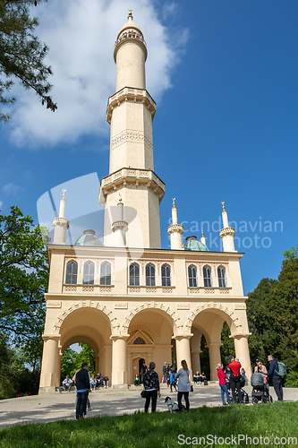 Image of Minaret in Lednice Valtice Cultural Landscape - UNESCO World Heritage, Moravia, Czech Republic.