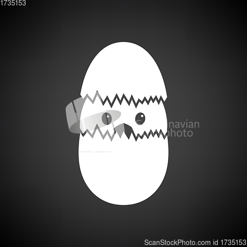 Image of Easter Chicken In Egg Icon