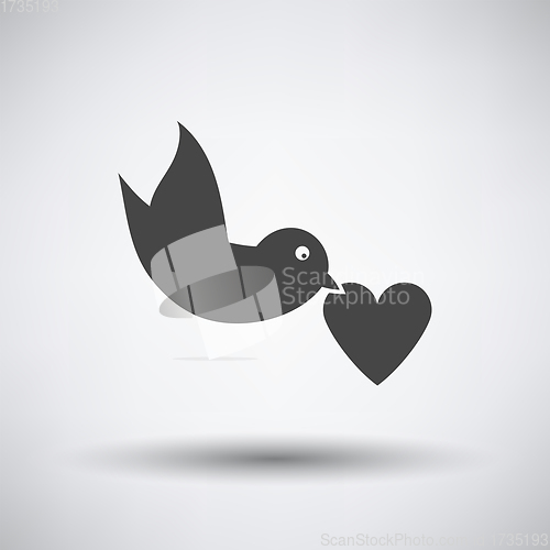 Image of Dove With Heart Icon