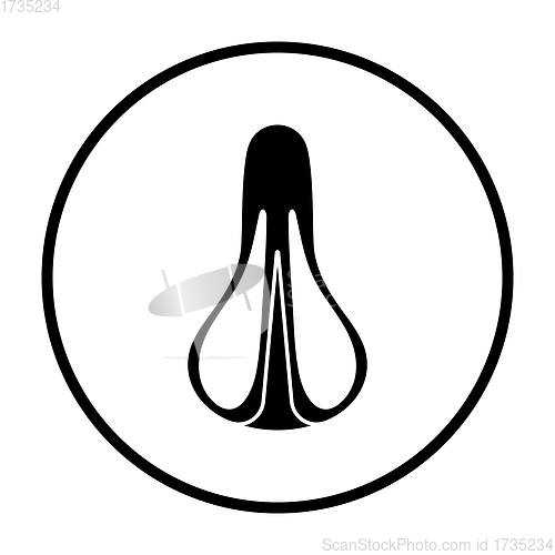 Image of Bike Seat Icon Top View