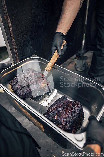 Image of Juicy slow cooked meat.