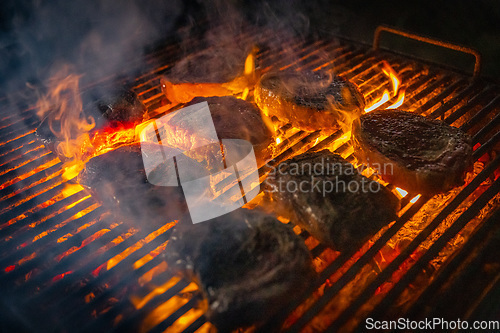 Image of Several pieces of steak