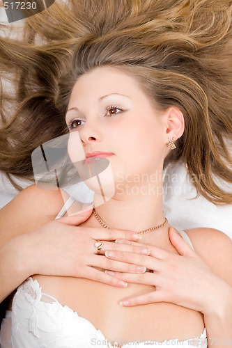 Image of Portrait of the beautiful young woman