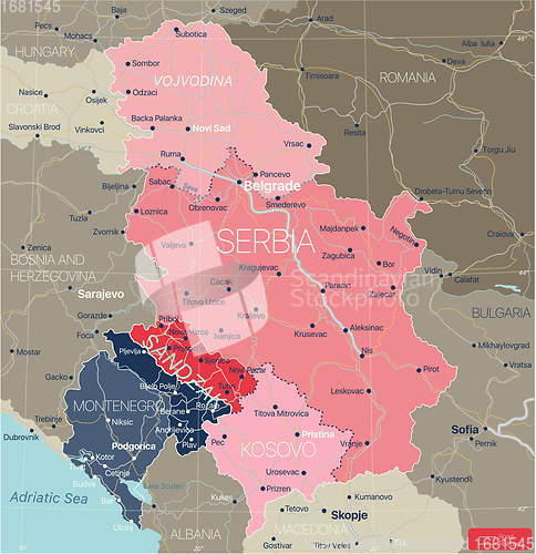 Image of Sanjak region in Serbia and Montenegro