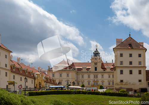 Image of Chateau Valtice, Czech Republic, Lednice-Valtice Cultural Landscape is World Heritage Site by UNESCO.