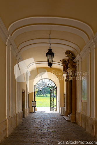 Image of Chateau Valtice, Czech Republic, Lednice-Valtice Cultural Landscape is World Heritage Site by UNESCO.