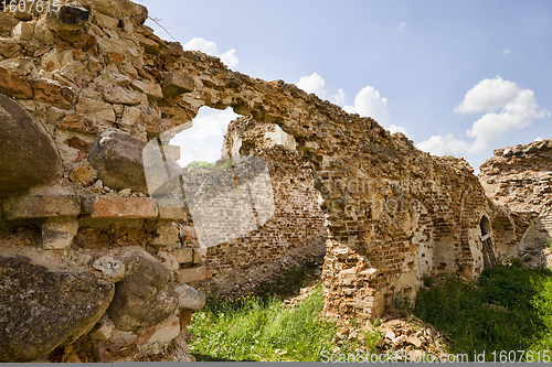 Image of ruins of a fortress in Europe