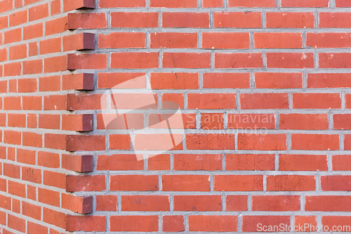 Image of Brown brick wall texture background