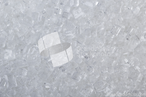 Image of White sugar chrustals texture background