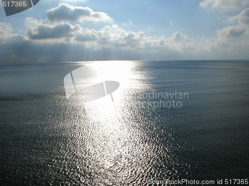 Image of Sunlight path on a sea surface